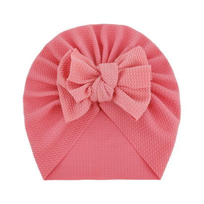 Chapeau chaud et mignon pour enfants européens et américains avec nœud