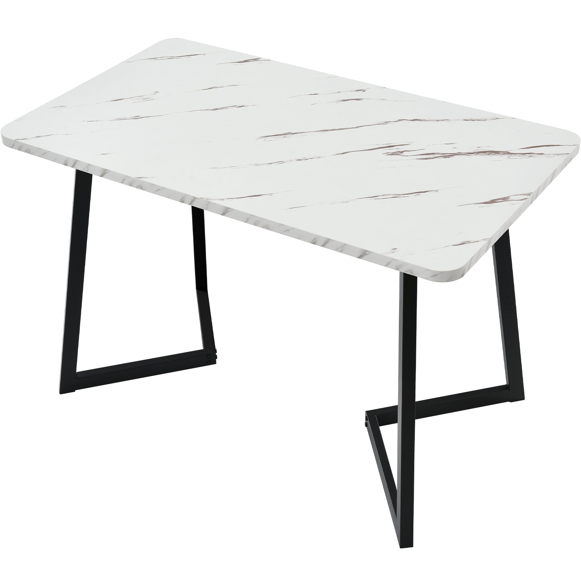 Juego de mesa de comedor de 117x68cm con 4 sillas