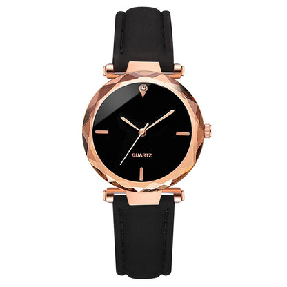 Montre simple à bracelet Montre à quartz Ensemble de bracelet
