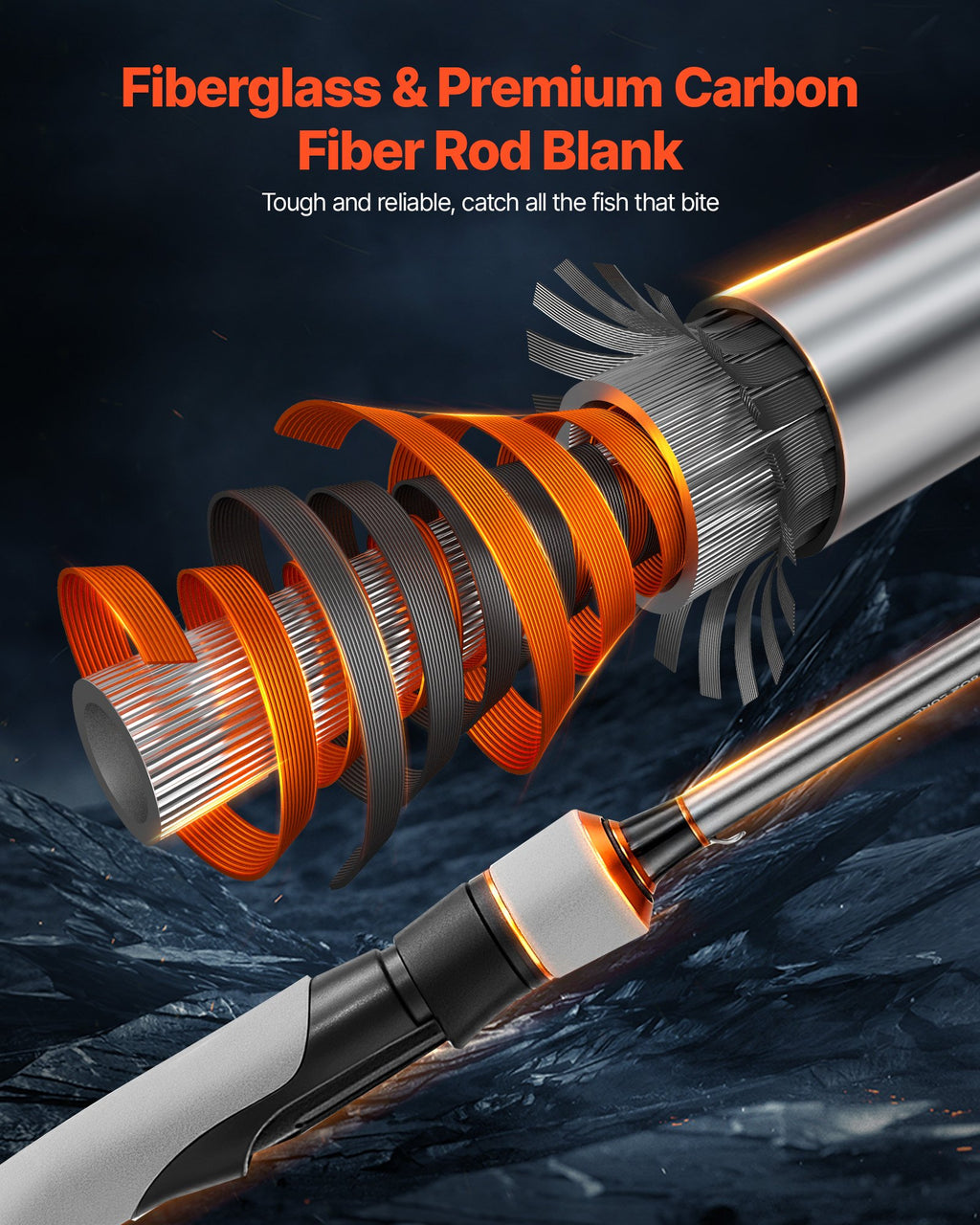 Rod And Fishing Reel Combo