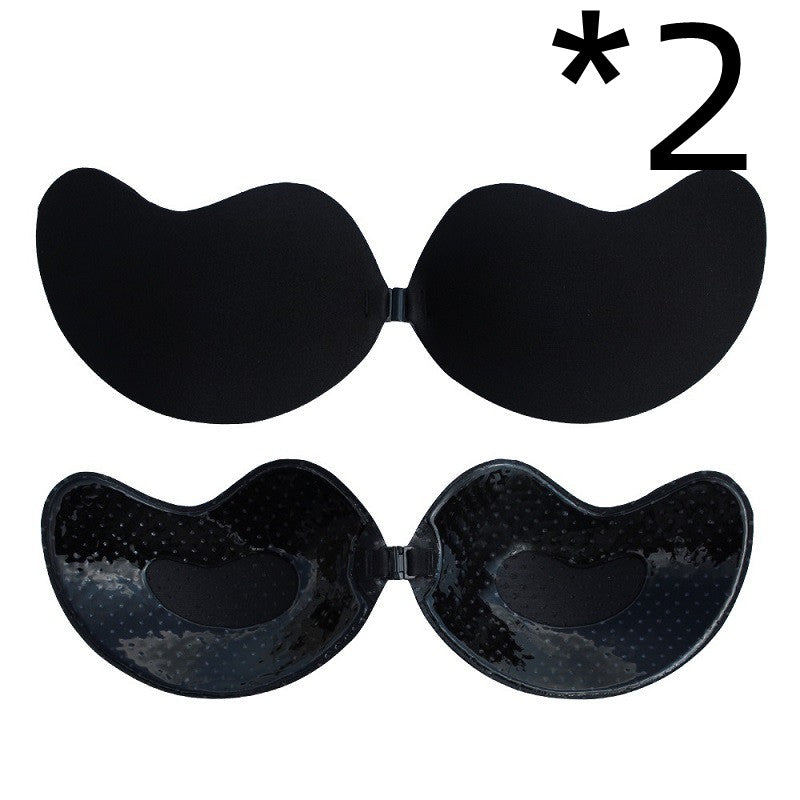 Sujetador Push Up Invisible Sujetador Sin Espalda Sin Tirantes Bralette Sin Costuras con Cierre Delantero Ropa Interior