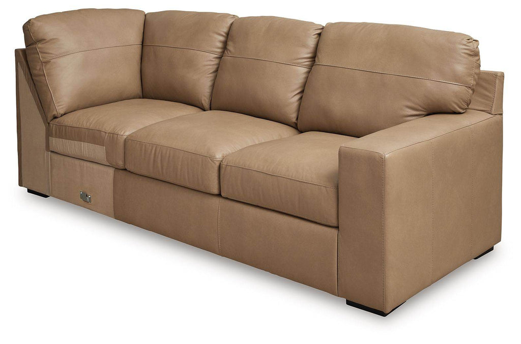 Bandon - 4-Piece Sectional With Laf Loveseat - Leather Match - Toffee-1