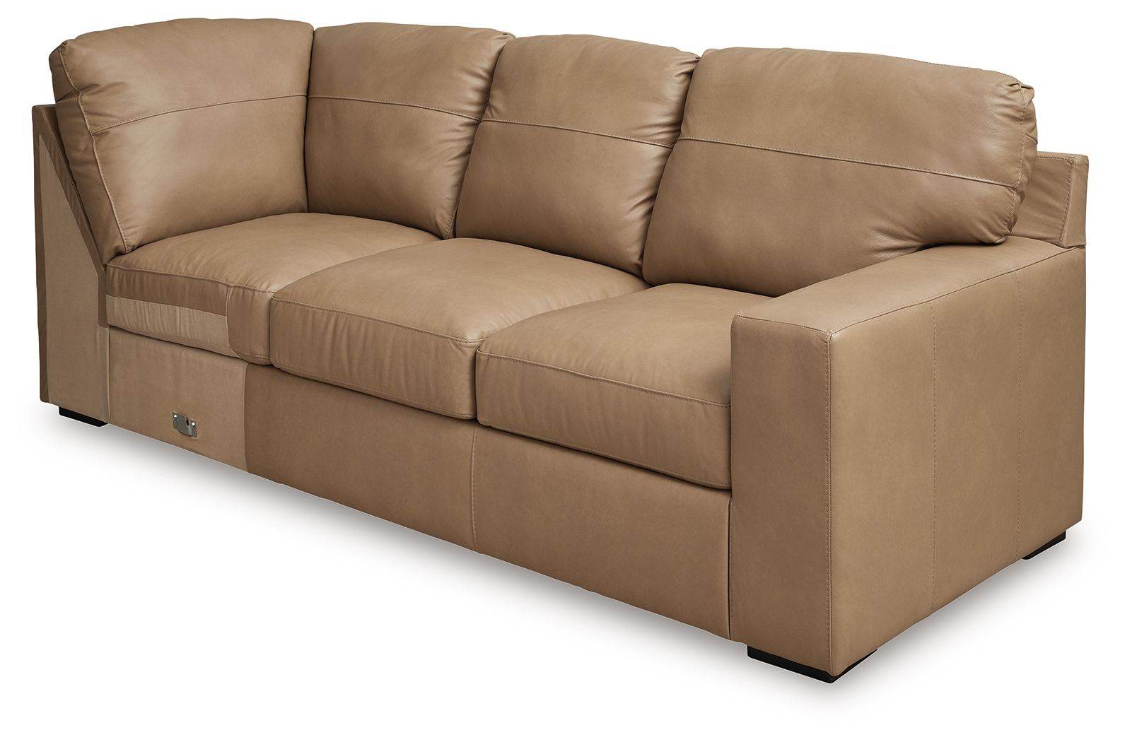 Bandon - 4-Piece Sectional With Laf Loveseat - Leather Match - Toffee-1