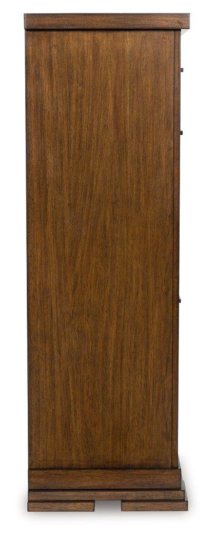 Benchcraft Taffenbrook Five Drawer Chest Medium Brown-1