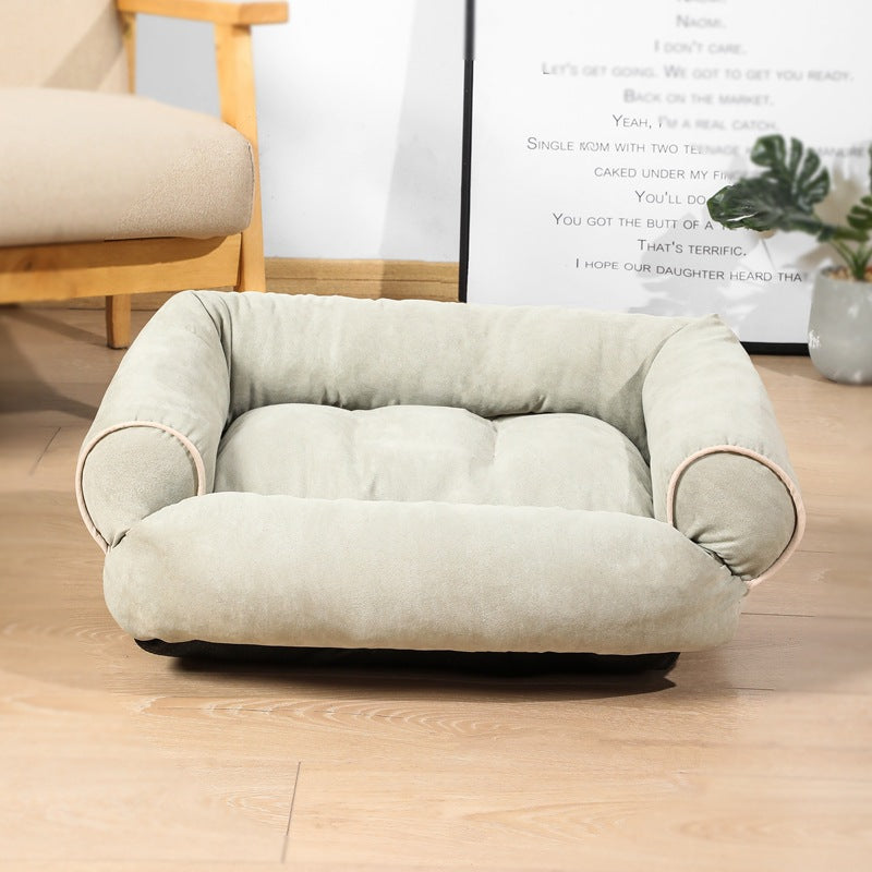 Canapé-lit pour chien, sac de couchage, chenil, chaton, maison pour animaux de compagnie, lits chauds d'hiver, coussin