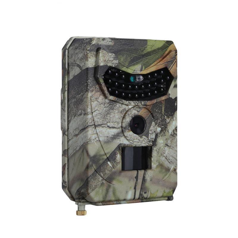 Cámara de Caza de Rastro 1080P, Cámara de Juego para Exteriores, Cámara de Exploración de Vida Silvestre con Sensor PIR y Visión Nocturna por Infrarrojos