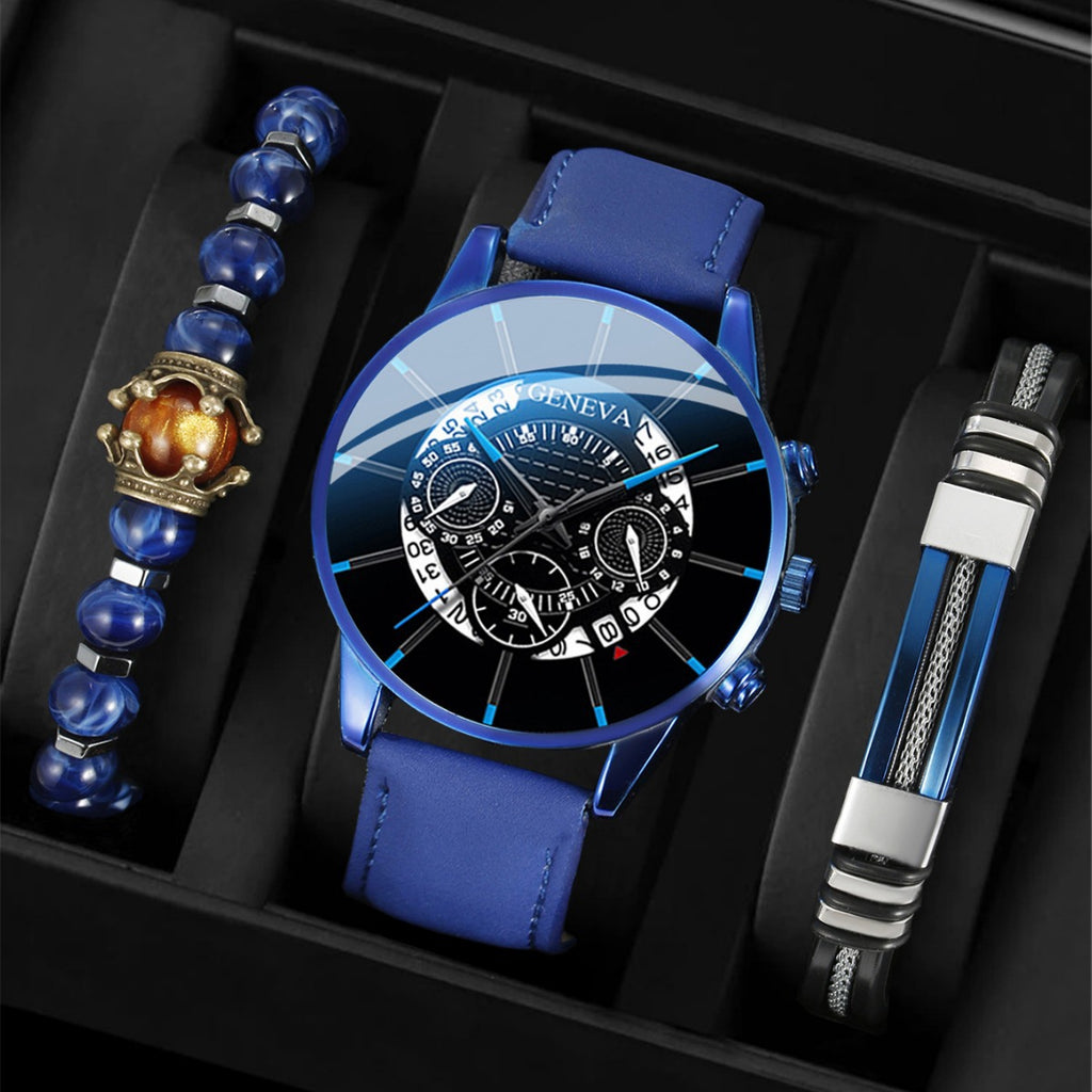 Reloj de cuero casual para hombre de negocios
