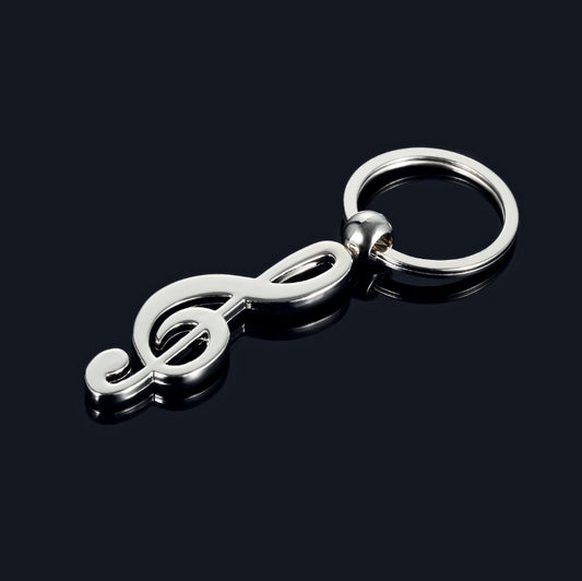 Rotary note metal keychain