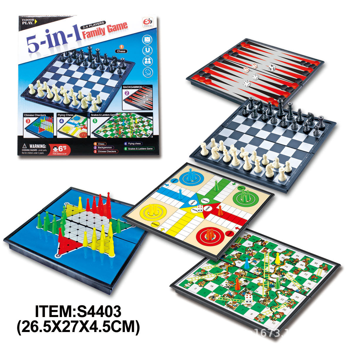Juego de Mesa Plegable Magnético Damas Backgammon Serpientes y Escaleras Ajedrez de Avión
