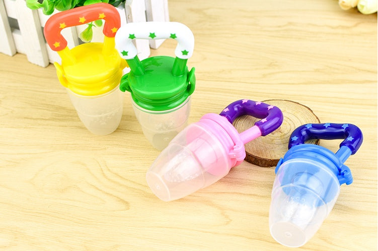 Nouvelle Sucette en Silicone pour Bébé, Encapsulée pour Apaiser l'Alimentation Complémentaire