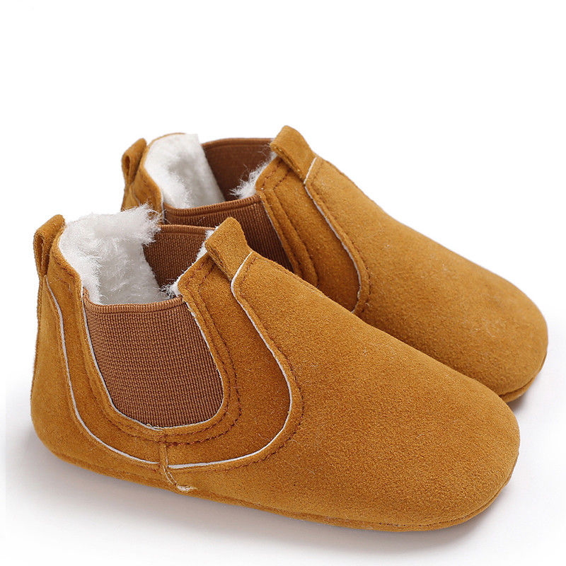 Chaussures en cuir synthétique pour bébé (chaussures de marche)