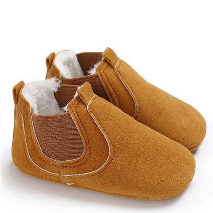 Chaussures en cuir synthétique pour bébé (chaussures de marche)
