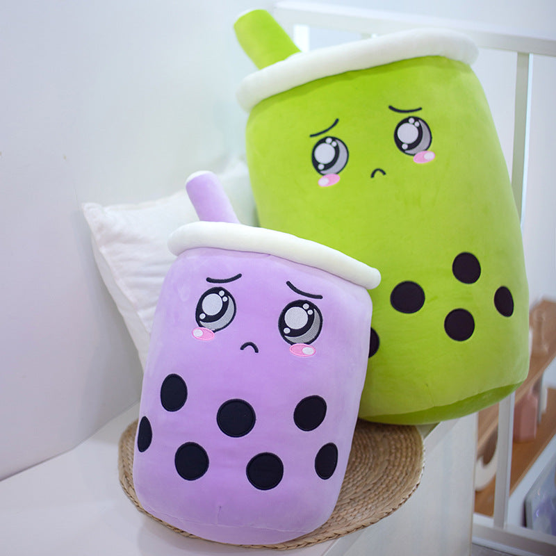 Peluche Oreiller Thé au Lait de Perles