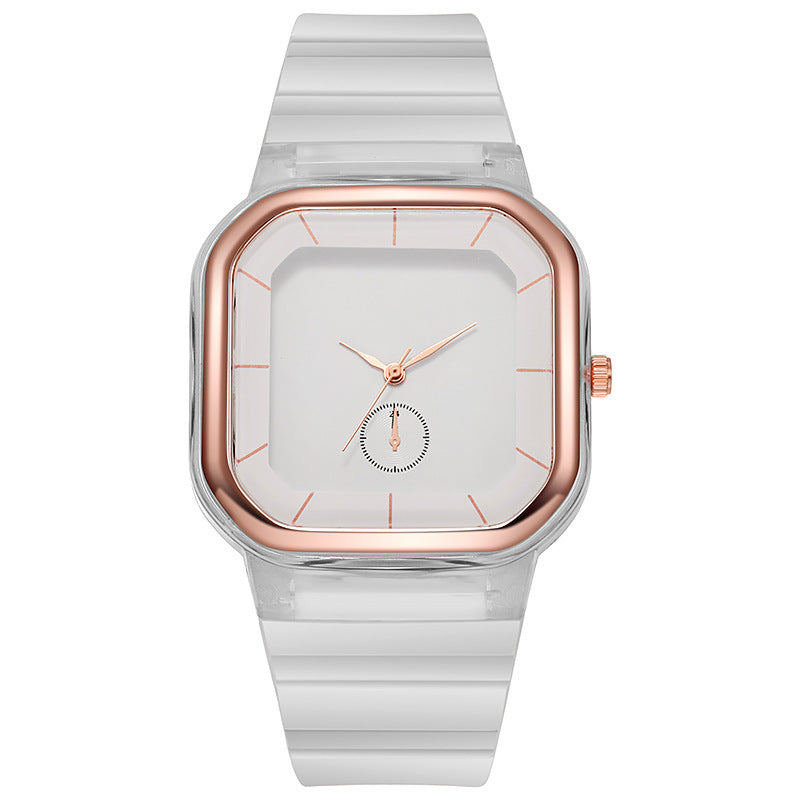 Reloj Neutro para Mujer con Correa de Acero, Moda Sencilla, Cuarzo