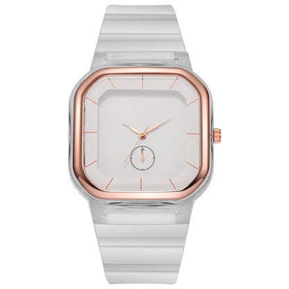 Montre neutre pour femmes, simple et à la mode, avec bracelet en acier et mouvement à quartz