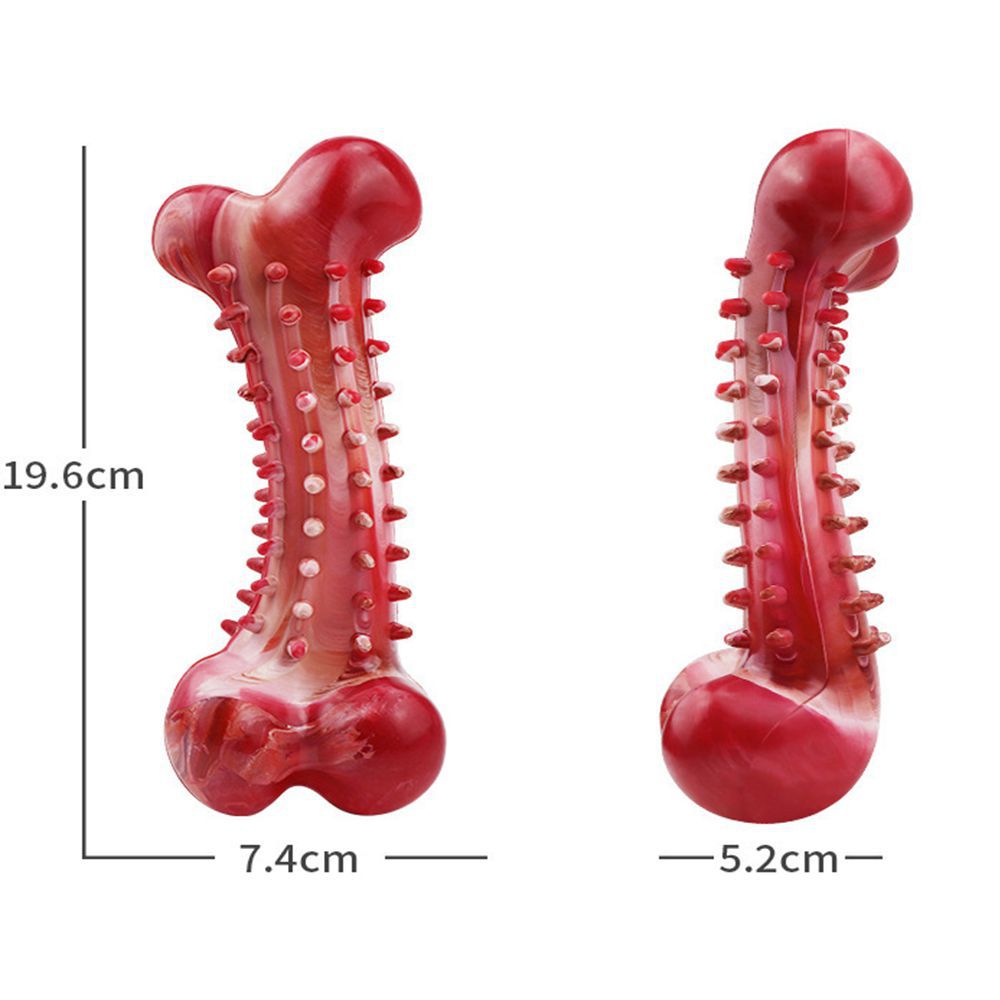 Juguete masticable de caucho natural apto para perros agresivos - Duradero y resistente, apto para perros que muerden objetos pesados
