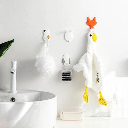 New Animal Hook Multi-Functional Punch-Free Wall Household Sticky Hook Kitchen Door Behind The Dormitory Without Trace Strong Hook by eprolo