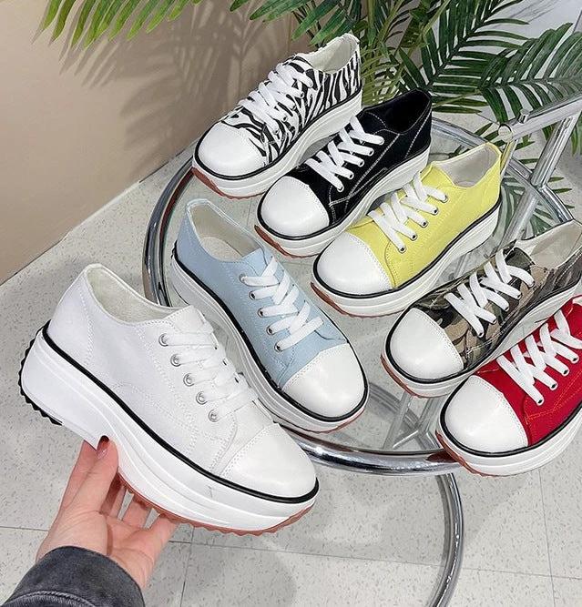 Low cut thick soled canvas shoes for women canvas thick soled canvas shoes by eprolo
