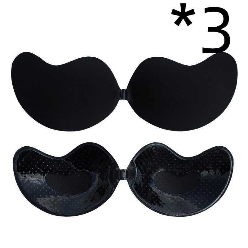 Sujetador Push Up Invisible Sujetador Sin Espalda Sin Tirantes Bralette Sin Costuras con Cierre Delantero Ropa Interior