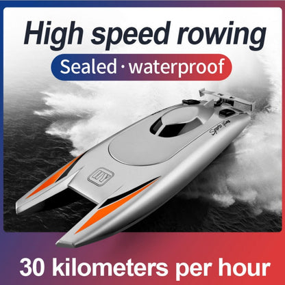 Bateau télécommandé électrique haute vitesse, bateau de course, batterie grande capacité 7.4V, 2 canaux 2.4G, bateaux télécommandés pour enfants