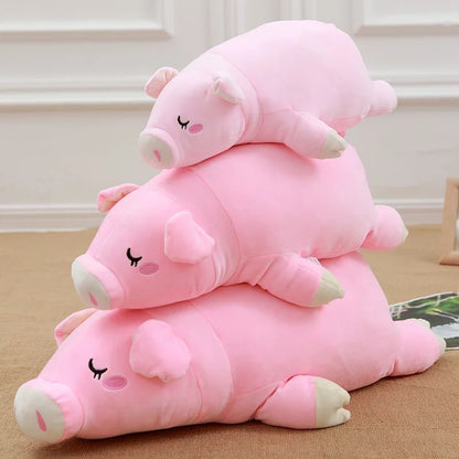 Peluche cochon douce, poupée cochon, oreiller dessin animé, poupée en coton doux, cadeau d'anniversaire