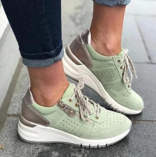 Zapatillas de plataforma quemadas