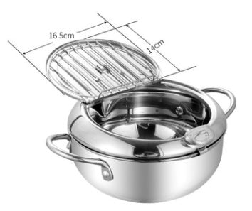 Panier de friture télescopique pliant en acier inoxydable, panier à frites, outil de cuisine pour dégraisser