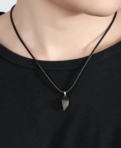 Collier aimanté créatif avec cœur brisé pour hommes et femmes