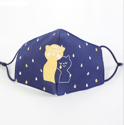 Masque facial en coton pour enfant, masque pour adulte