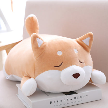 36cm 55cm Lindo Shiba Inu Gordo Perro Peluche Juguete Suave Kawaii Animal Dibujos Animados Almohada Precioso Regalo Para Niños Bebés Regalos