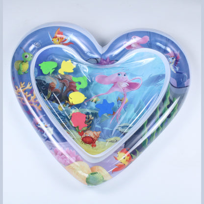 Tapis de jeu aquatique gonflable pour bébé Tortue de mer