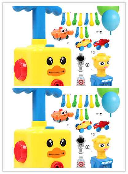 Jouet de tour de lancement de ballon à propulsion par inertie, expérience scientifique, jouet éducatif pour enfants, cadeau