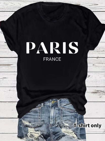 T-shirt Paris letters