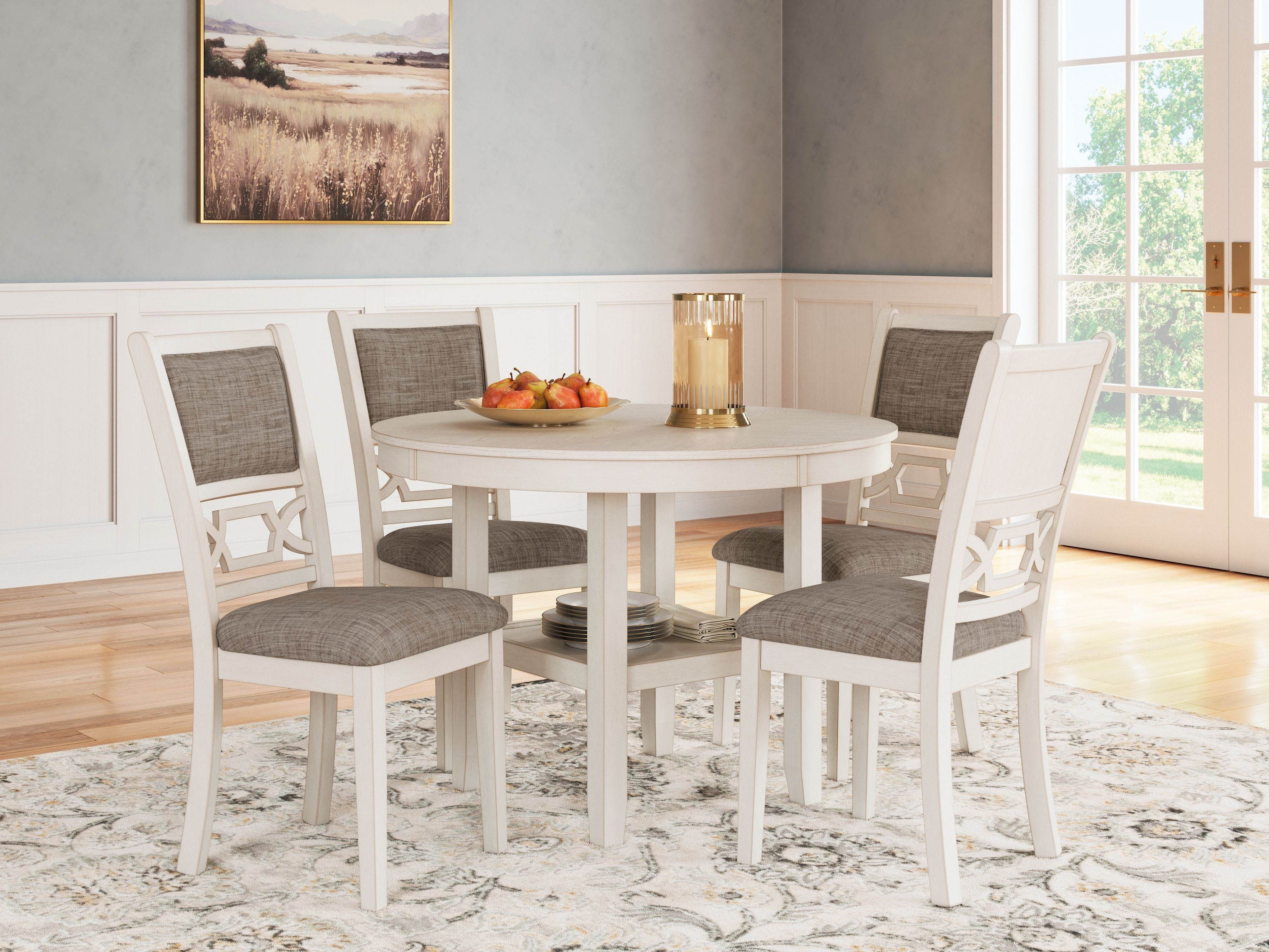 Signature Design by Ashley Erinberg Antique White 5-Piece Dining Set-1