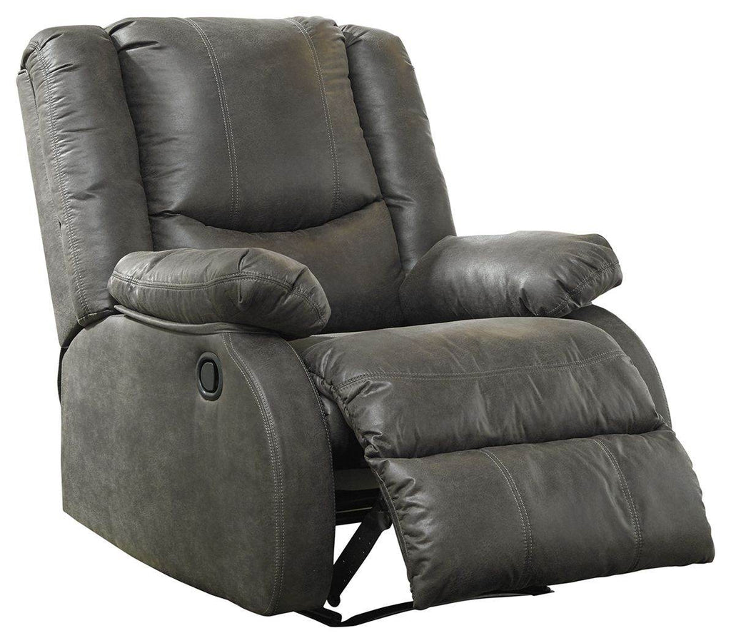 Bladewood - Zero Wall Recliner - Faux Leather - Slate-1