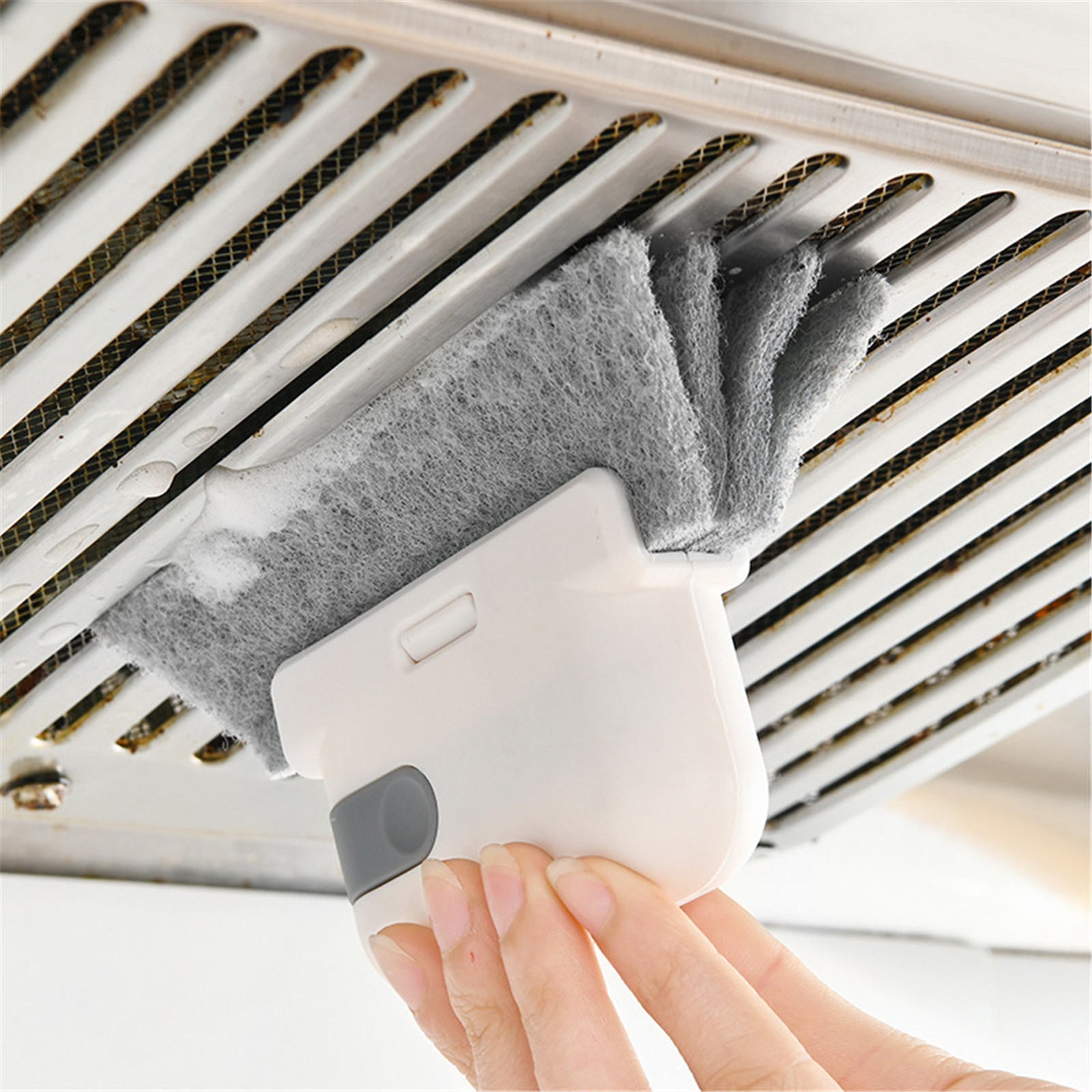 Brosse de nettoyage créative pour rainures, nettoie rapidement tous les coins et interstices, brosses de nettoyage détachables pour rails de porte et de fenêtre