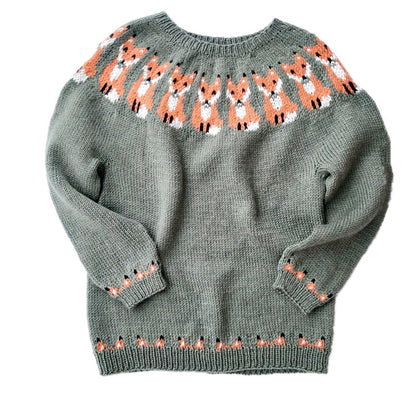 Pull Femme Col Rond Multicolore Ample Tendance