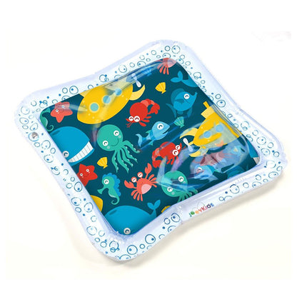 Tapis de jeu aquatique gonflable pour bébé Tortue de mer