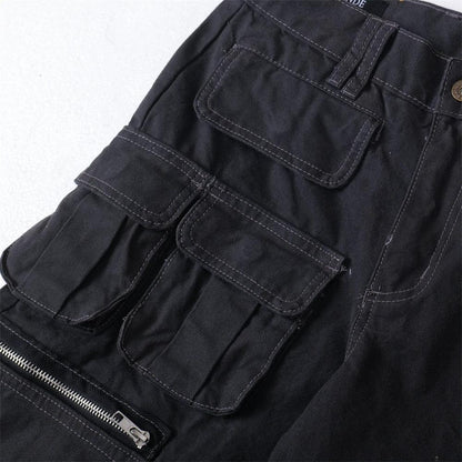 Folded Loose Straight Leg Pants by eprolo
