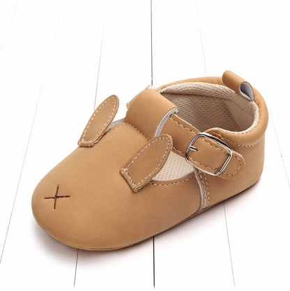 Chaussures bébé printemps automne dessin animé animal cuir mat antidérapant semelle souple chaussures bébé vente en gros 0884