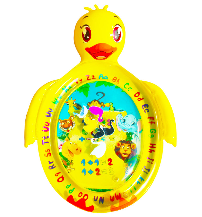 Tapis de jeu aquatique gonflable pour bébé Tortue de mer