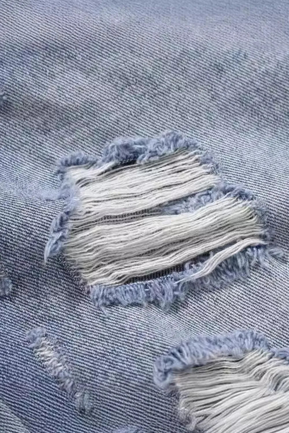 Bermuda en jean délavé pour homme