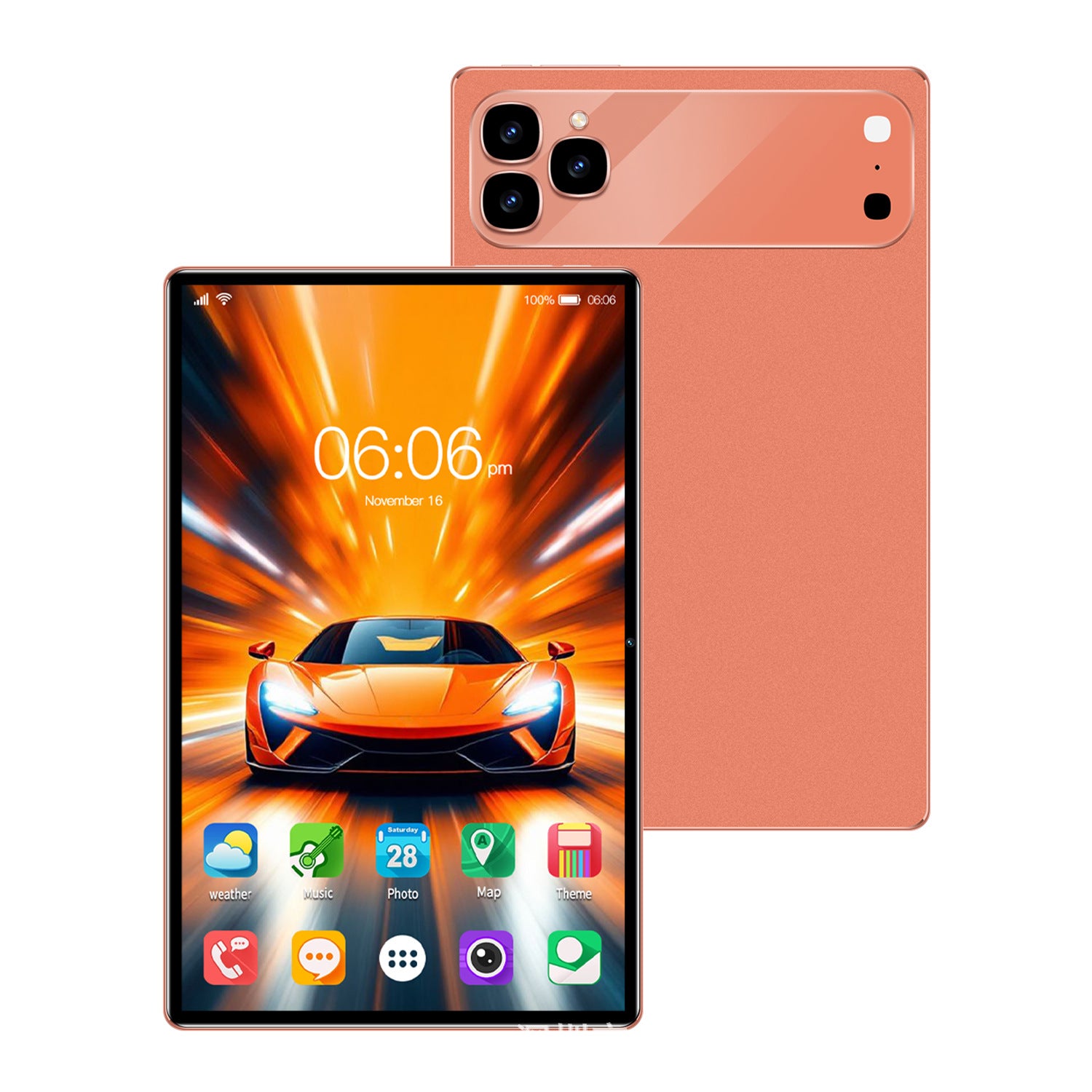 Tablette familiale portable et minimaliste