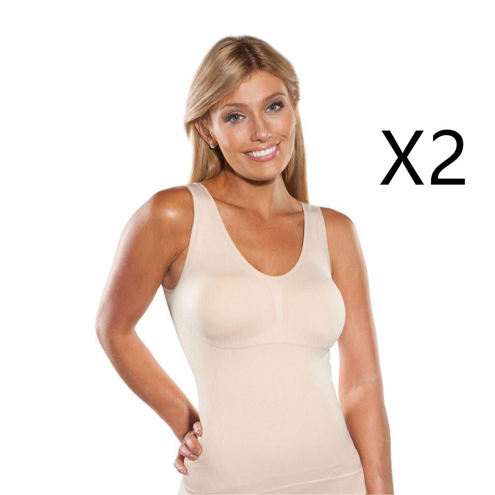 Gilet Fille Gainant Ceinture Poitrine Rembourrée Confortable pour Femme