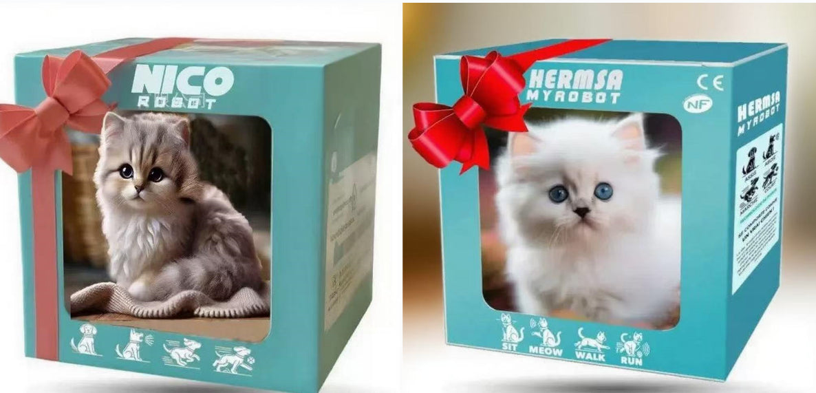 Peluche courte de chiot robot