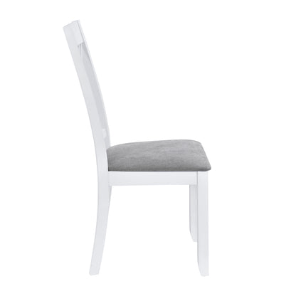 Ensemble de salle à manger 5 pièces en bois rustique minimaliste