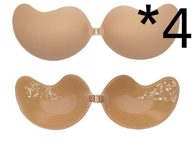 Sujetador Push Up Invisible Sujetador Sin Espalda Sin Tirantes Bralette Sin Costuras con Cierre Delantero Ropa Interior