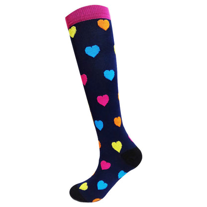 Chaussettes de sport de compression extensibles pour femmes