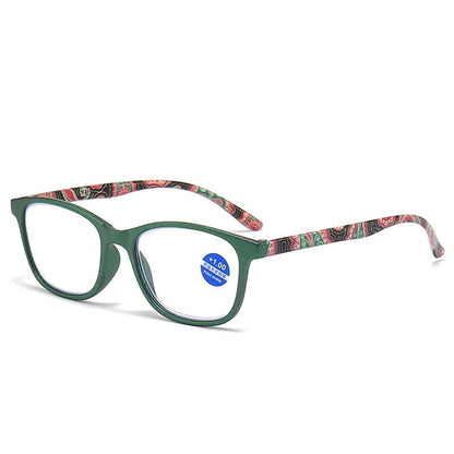 Lunettes de lecture HD anti-lumière bleue TR pour personnes âgées et d'âge moyen