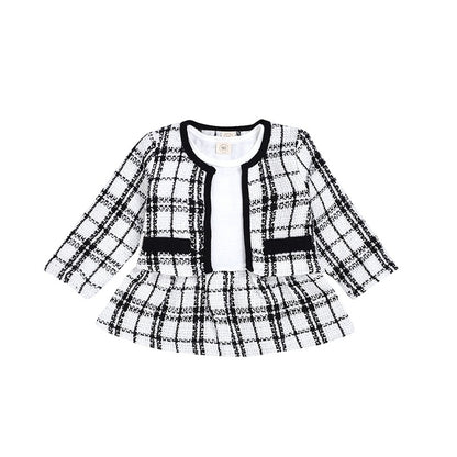Robes à manches longues Deux pièces pour enfants Bébé petite combinaison de vent d'encens